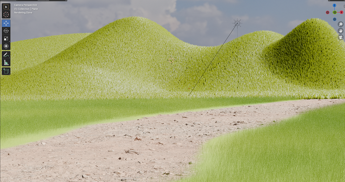 How to create realistic optimized grass in Blender cycles using
