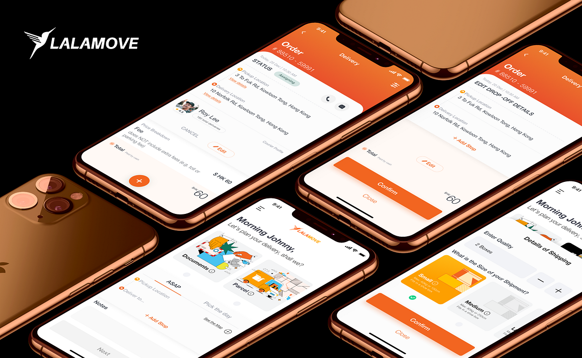 Redesigning Lalamove Experience Expertise UX Strategy UX UI Design 