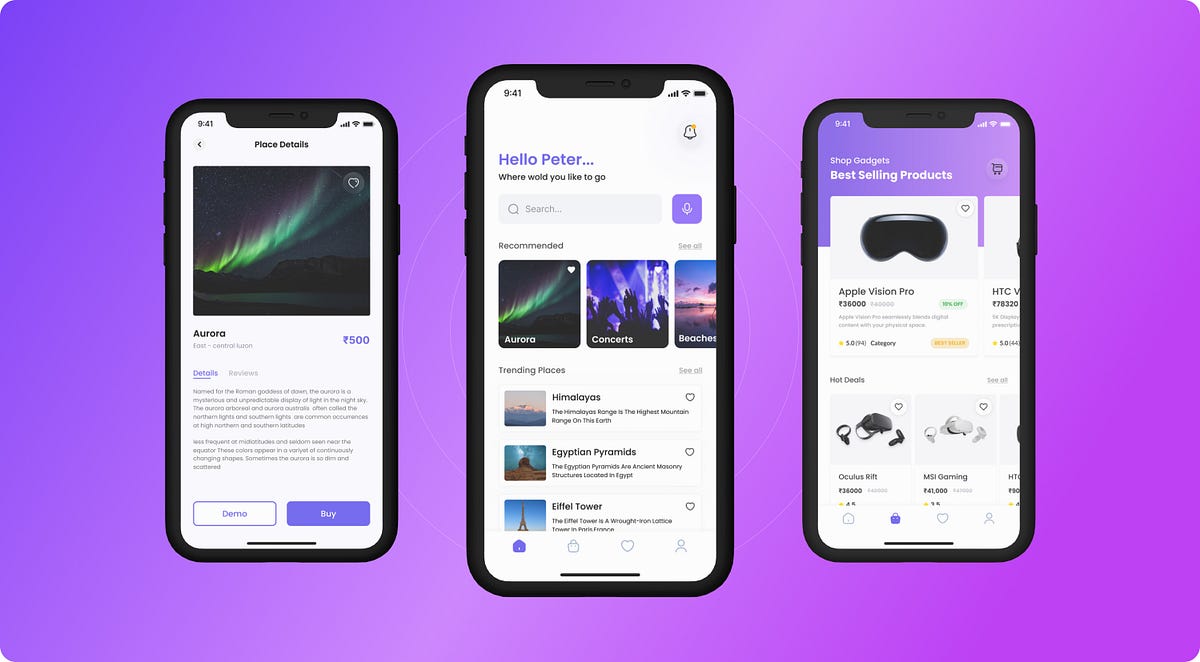 UX/UI Case study: designing a Virtual reality based application | by ...
