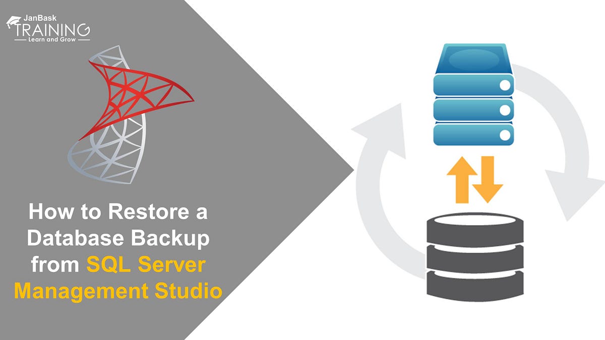 How to Restore a Database Backup from SQL | by Manchun Kumar | Medium
