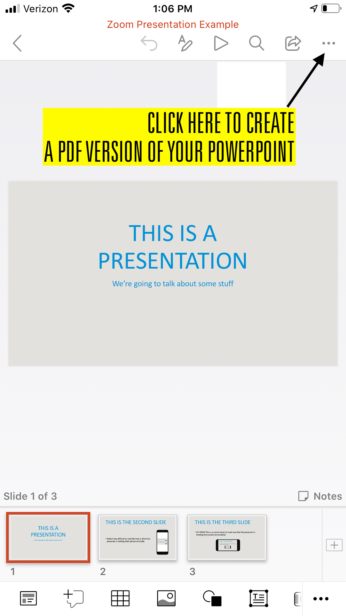 How to turn a Powerpoint Presentation into a PDF by Nolan Regan