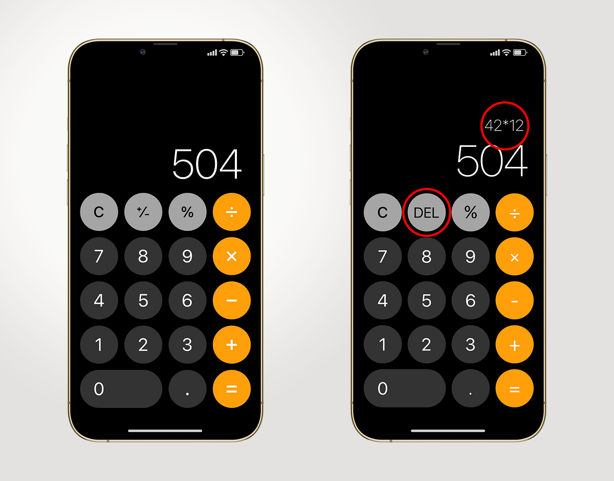 UX Journal — Apple’s Calculator Application | by Khaled Ashraf | Bootcamp