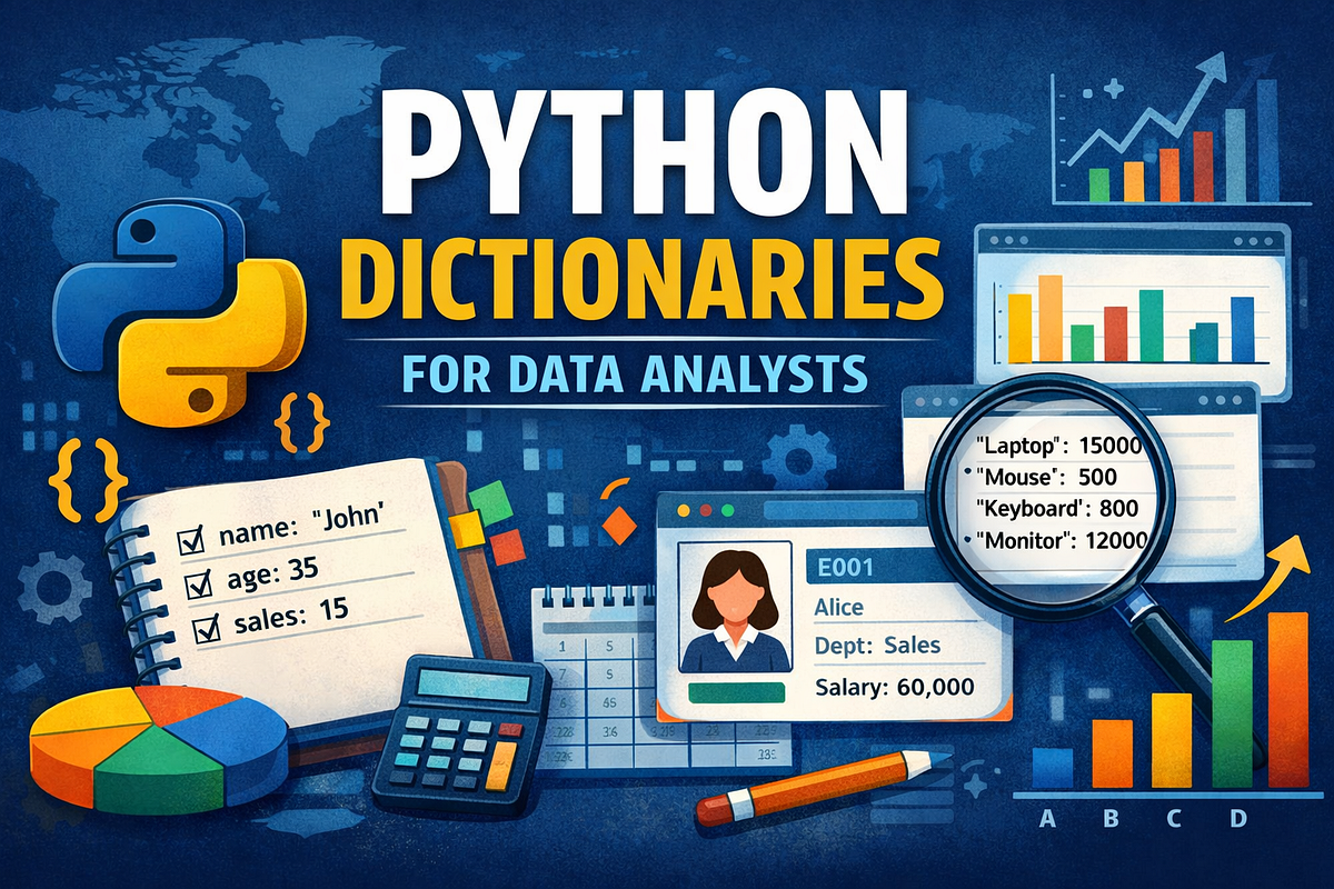 🧠 Python Dictionaries for Data Analysts: A Practical Guide with Real ...