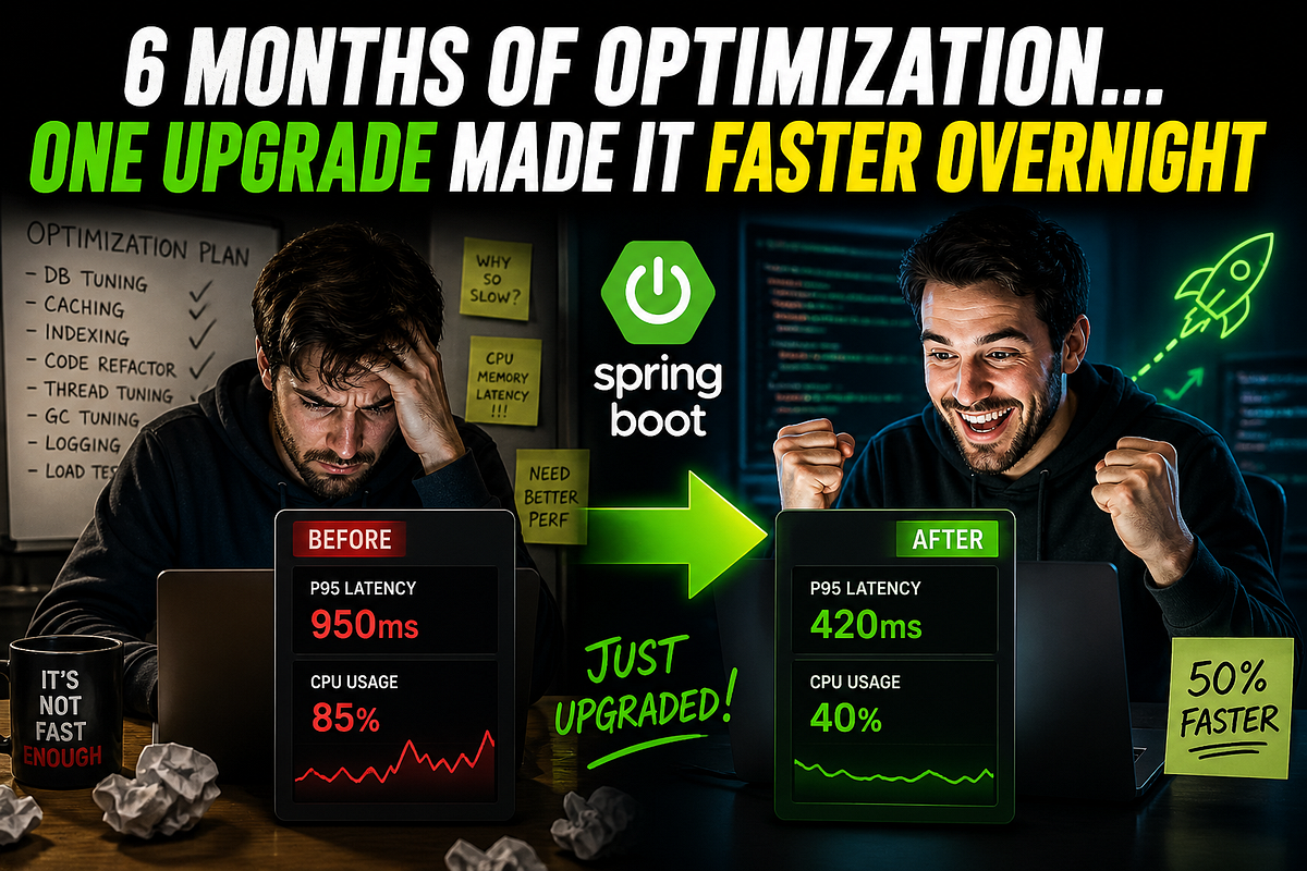 I Spent 6 Months Optimizing a Spring Boot App… Then One Upgrade Made It ...