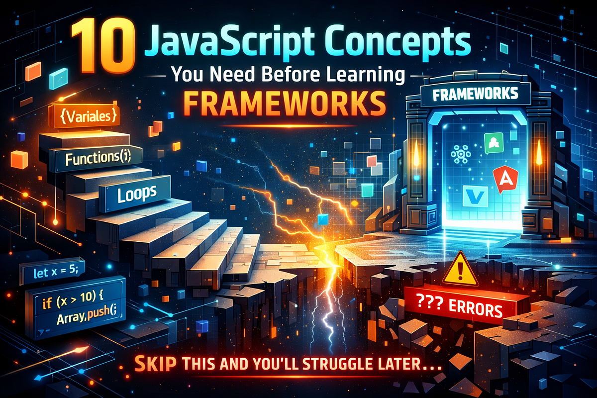 10 JavaScript Concepts You Need Before Learning Frameworks | by Huzair ...