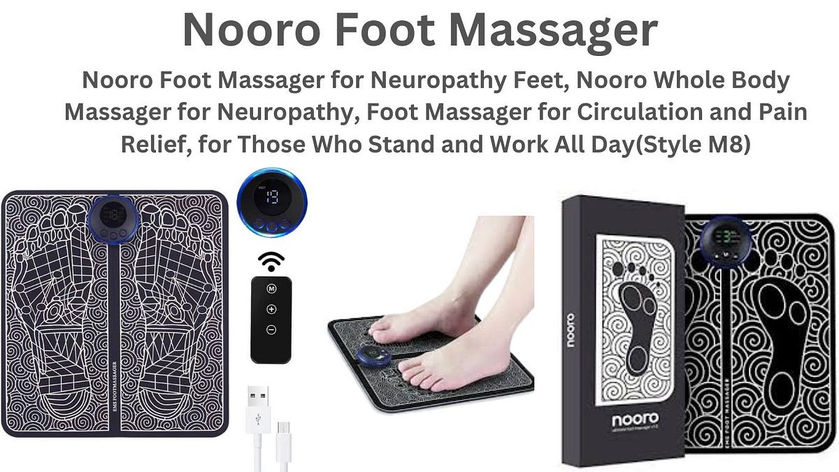 Dr. Jeremy Campbell Nooro Foot Massager Reviews And Complaints Nooro Foot Massager 2024. Elevate Your Well- being Exploring the… | by