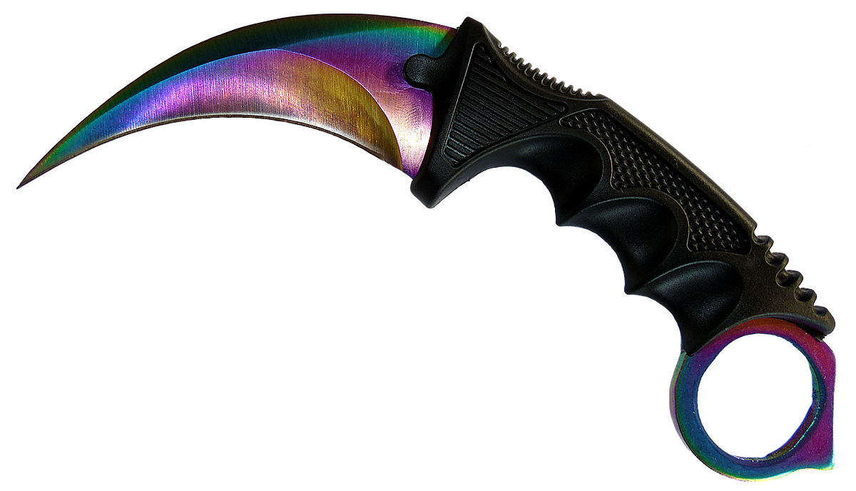 CSGO Rainbow Color Counter Strike Karambit Knife – Best Knives & Swords  Store