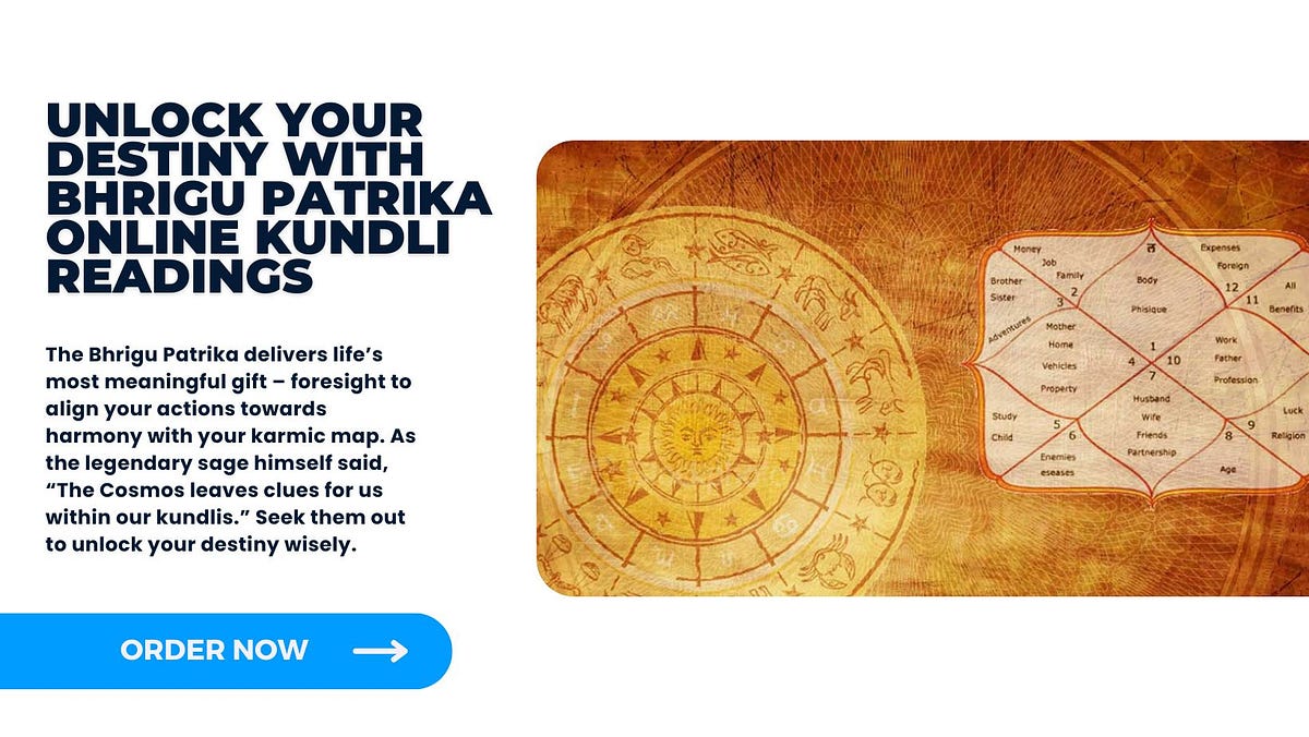 Unlock Your Destiny with Bhrigu Patrika Online Kundli Readings  by 