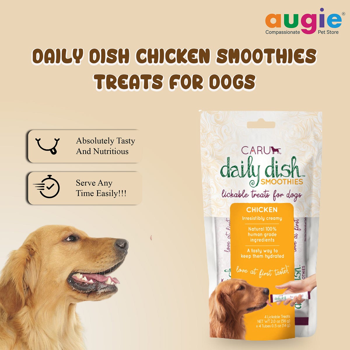 Chicken Smoothies For Dogs Augie Pets Medium