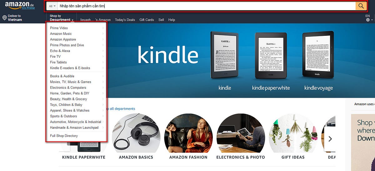 Mua hàng trên Amazon Đức | đơn giản ai cũng có thể thực hiện