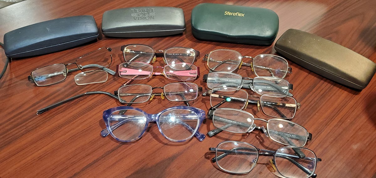 What Do You Do With 35 Old Pairs Of Glasses, Fill Another Landfill