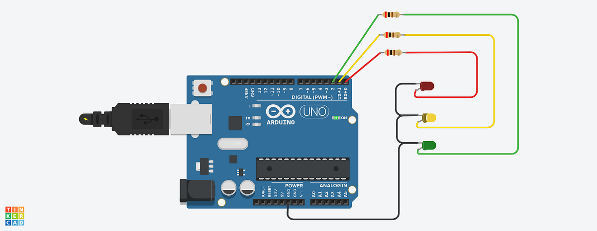 Interpreting Traffic Light Using Arduino Uno | by Ahamed Basha N | Medium