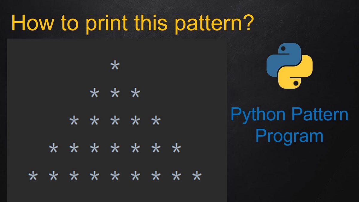 ⭐Mastering Pattern Printing: How to Build a Centered Star Triangle in ...