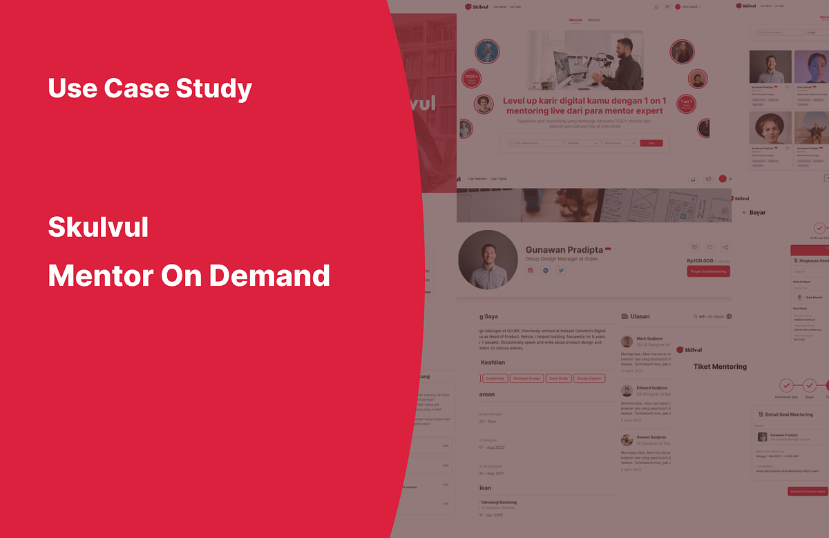 UX Case Study : Mentor on Demand Skilvul — UI/UX Challenge | by Maesuri ...
