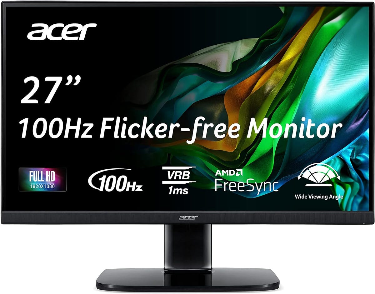 Acer KB272 EBI 27" IPS Full HD (1920 x 1080) ZeroFrame Gaming Office