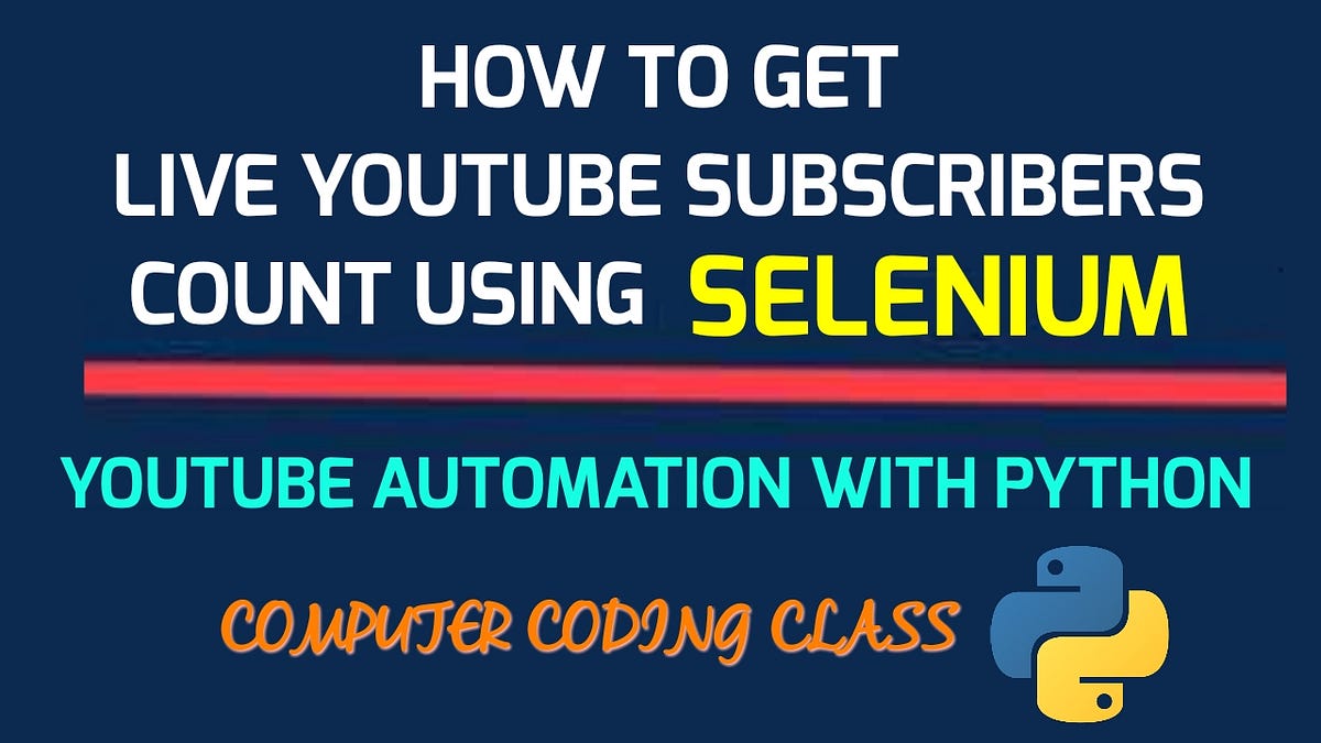 How to Get Live YouTube Subscribers Count YouTube Automation using