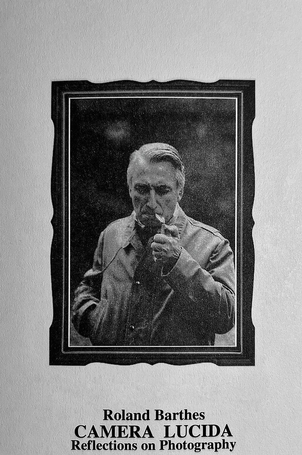 Writing Through Images. Insight into Roland Barthes' Camera… | by Light and  Paper | Full Frame | Dec, 2023 | Medium