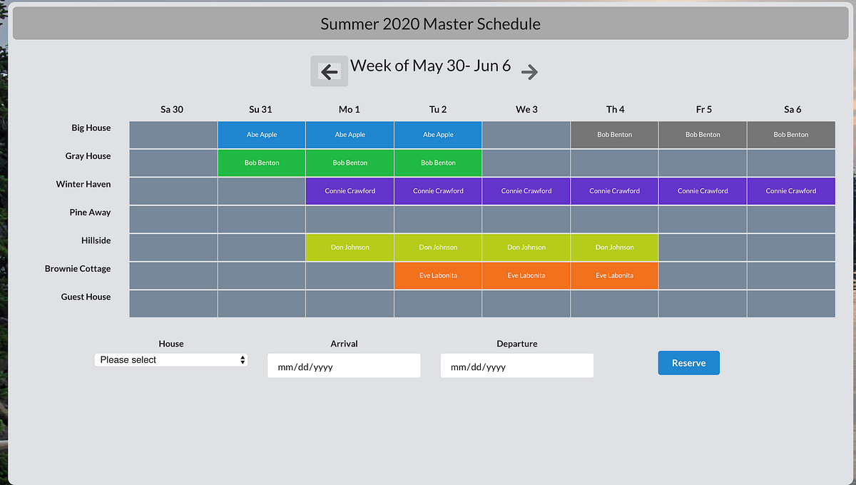 Using Moment.js to build a schedule component in React | by Rick ...