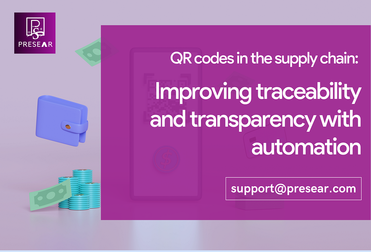 QR codes in the supply chain improving traceability and transparency