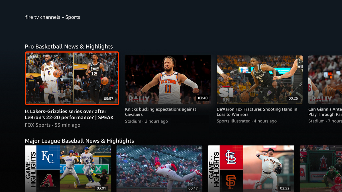Fire TV Expands Instant Access to More Free Content with Launch of Fire