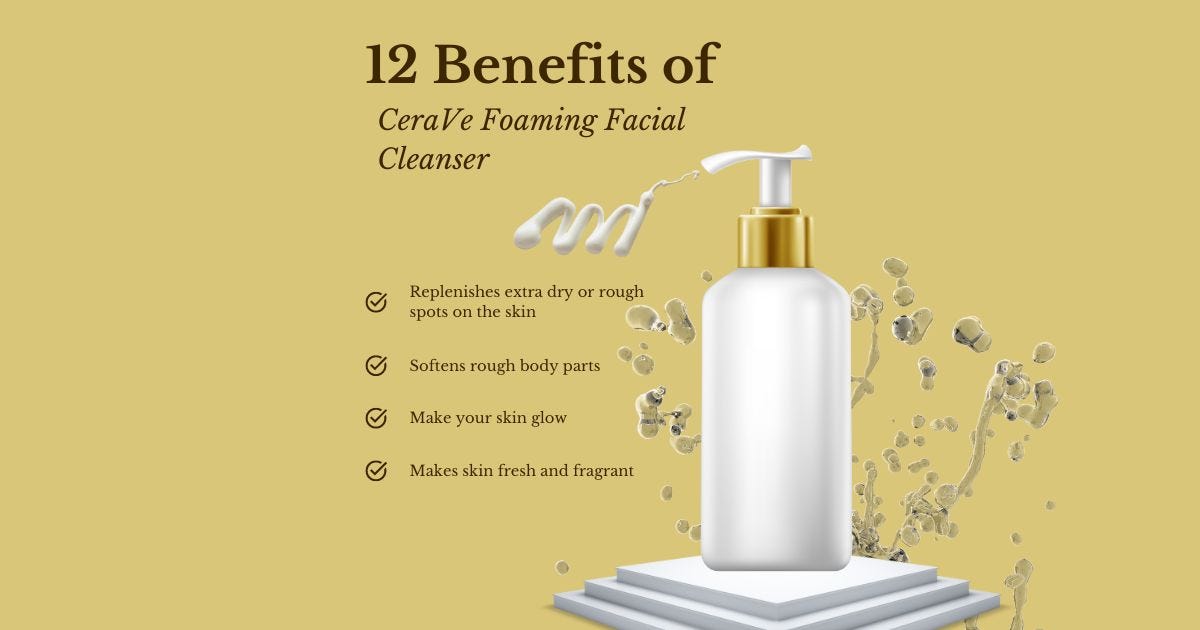 CeraVe Foaming Facial Cleanser Benefits The skin call Medium(02)