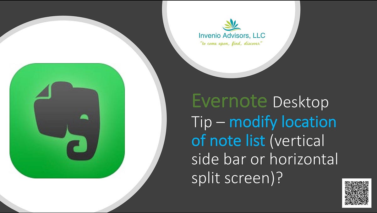 Evernote Tip — Change Location of Your Note List | by Don Tomoff | The ...