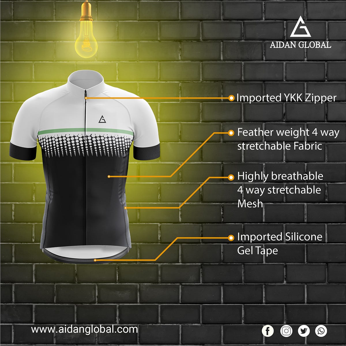 Full Sublimated Cycling Jersey. Full Sublimated Cycling Jersey by
