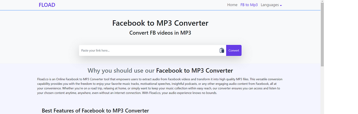 Facebook Video to MP3 Converter. Introduction In a digital age where… | by  Iran Man | Nov, 2023 | Medium