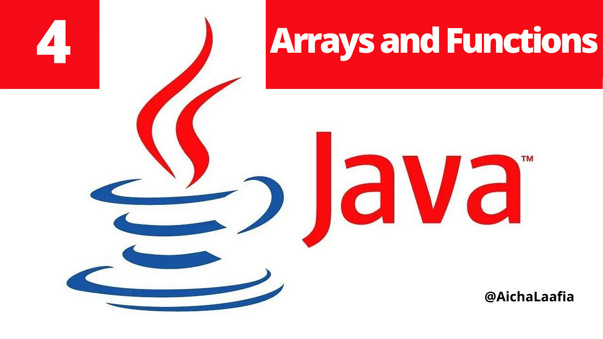 Java for Beginners Part 4: Arrays and Functions | by Aicha laafia | Medium