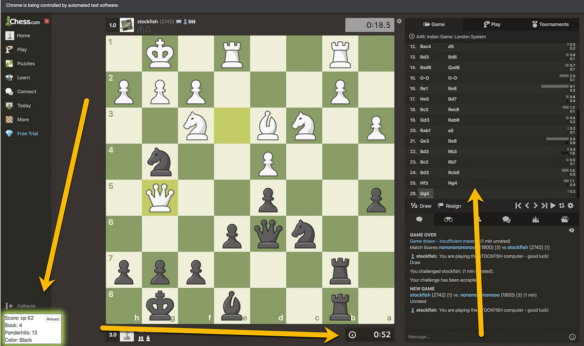 Chess Bot — play online for free on Playhop