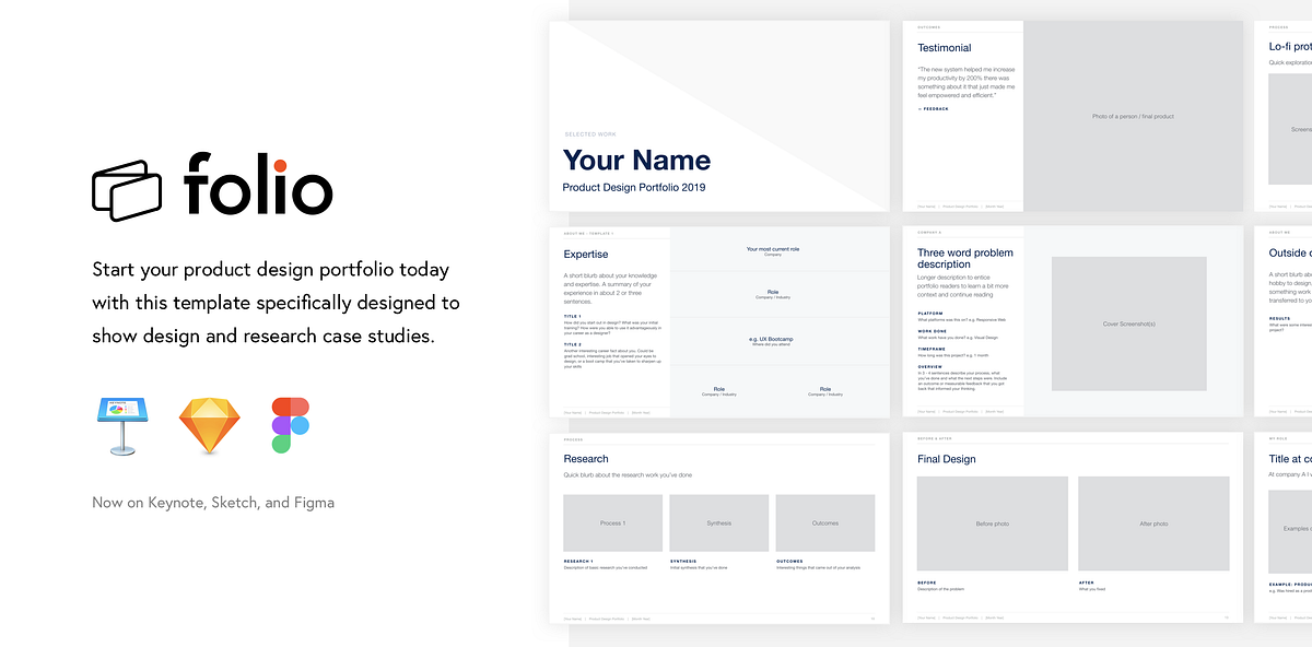 Start your design portfolio with folio | by Dan Shilov | Medium