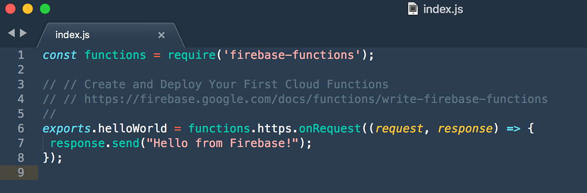 Firebase Cloud Function Tutorial. When I first started using firebase ...