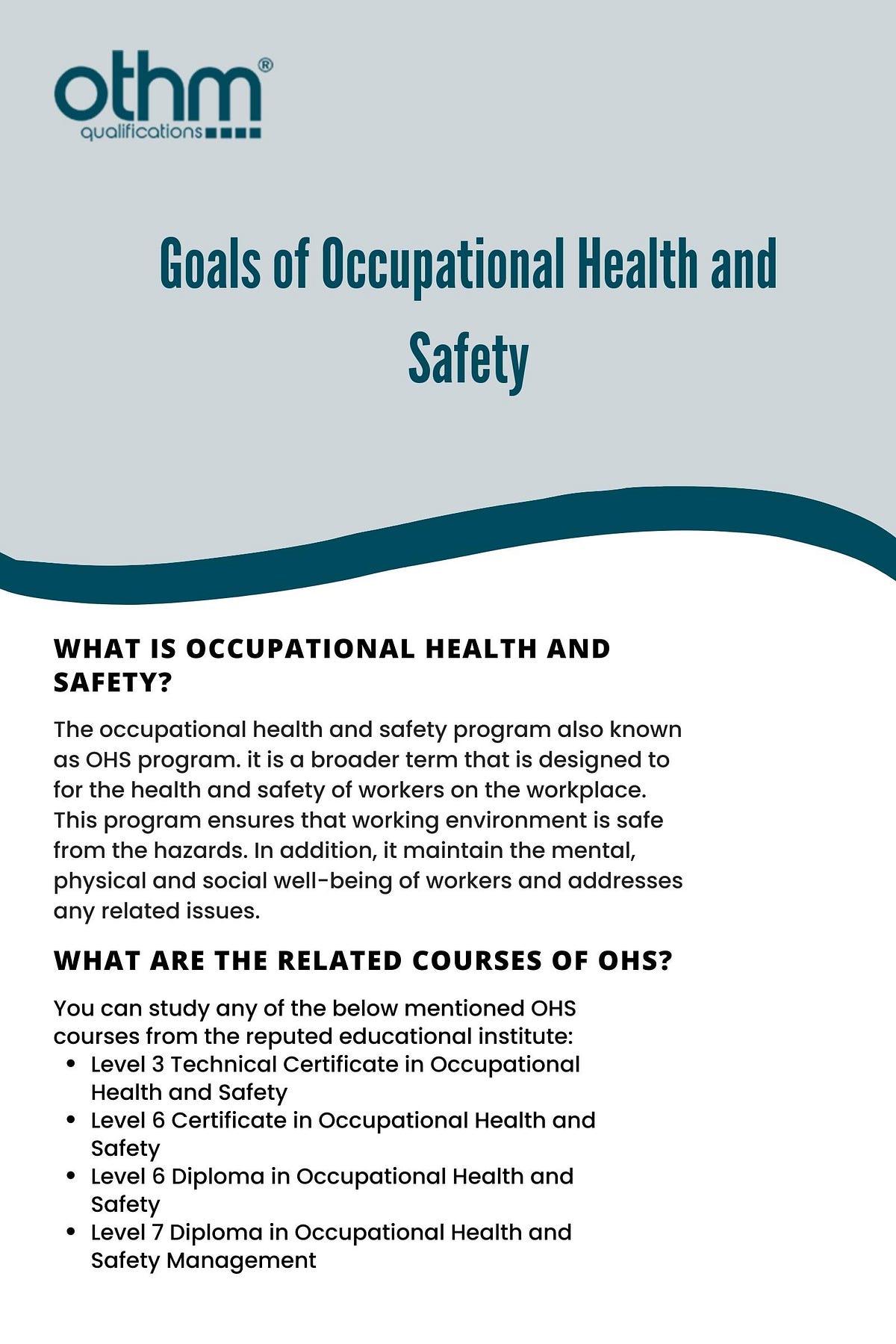 What Are The Goals Of Occupational Health And Safety By Harry Arthur 