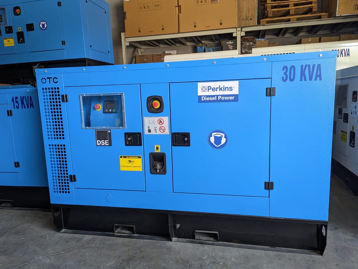 What are the parts of diesel generator and its functions by OTC Power