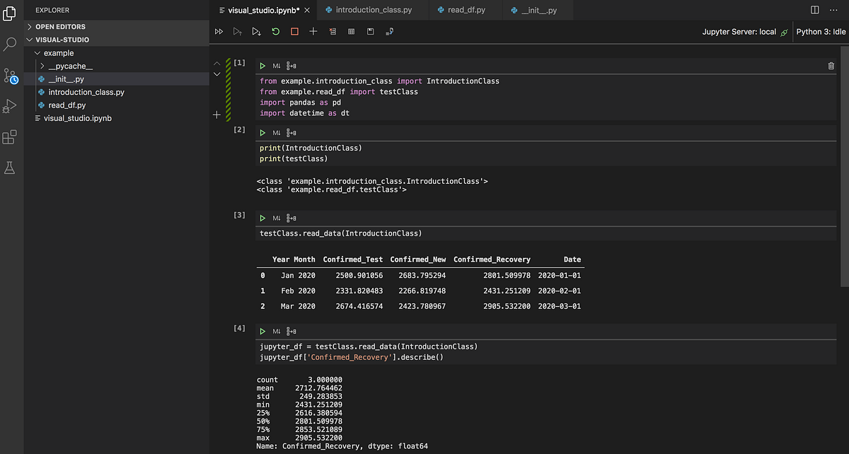 Running a Jupyter Notebook in Visual Studio Code | by Matt Przybyla ...
