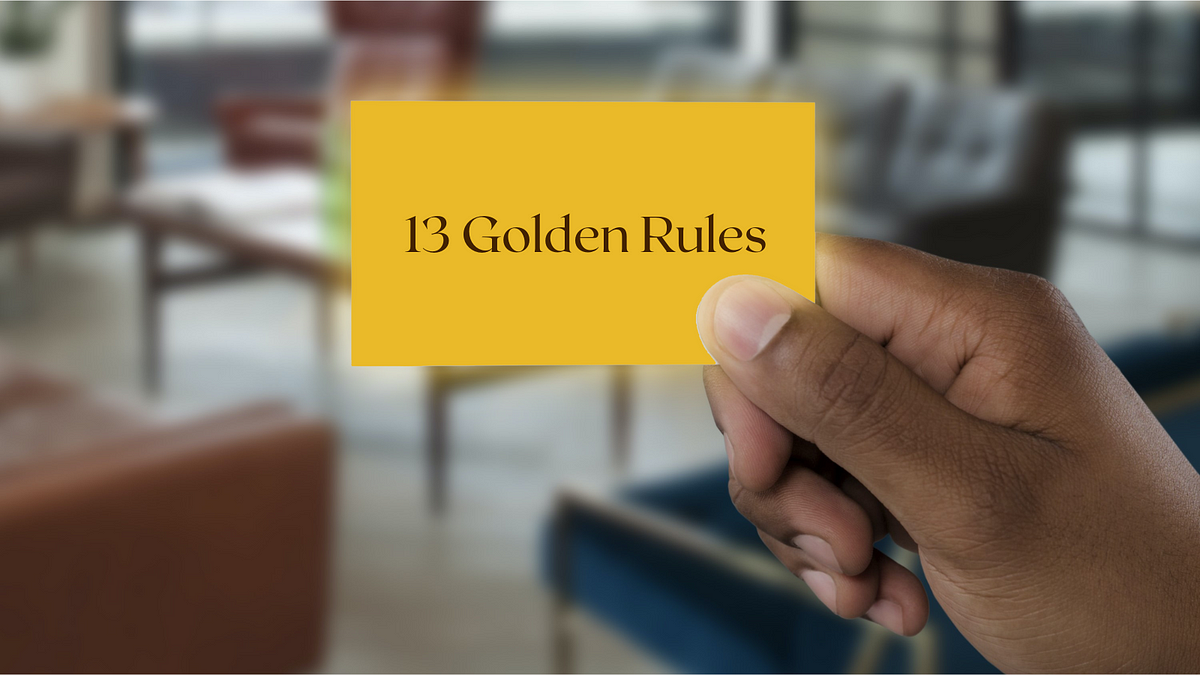 8 Golden Rules of Professional Logo Design