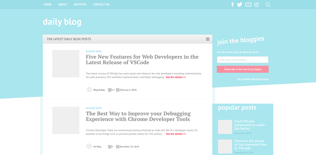 UX/HTML/CSS Design and Code Challenges | by Robert Laws | Medium