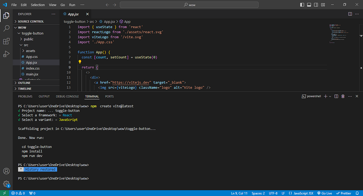 How to Create a Simple Toggle Button with React.js | by Rosemary ...