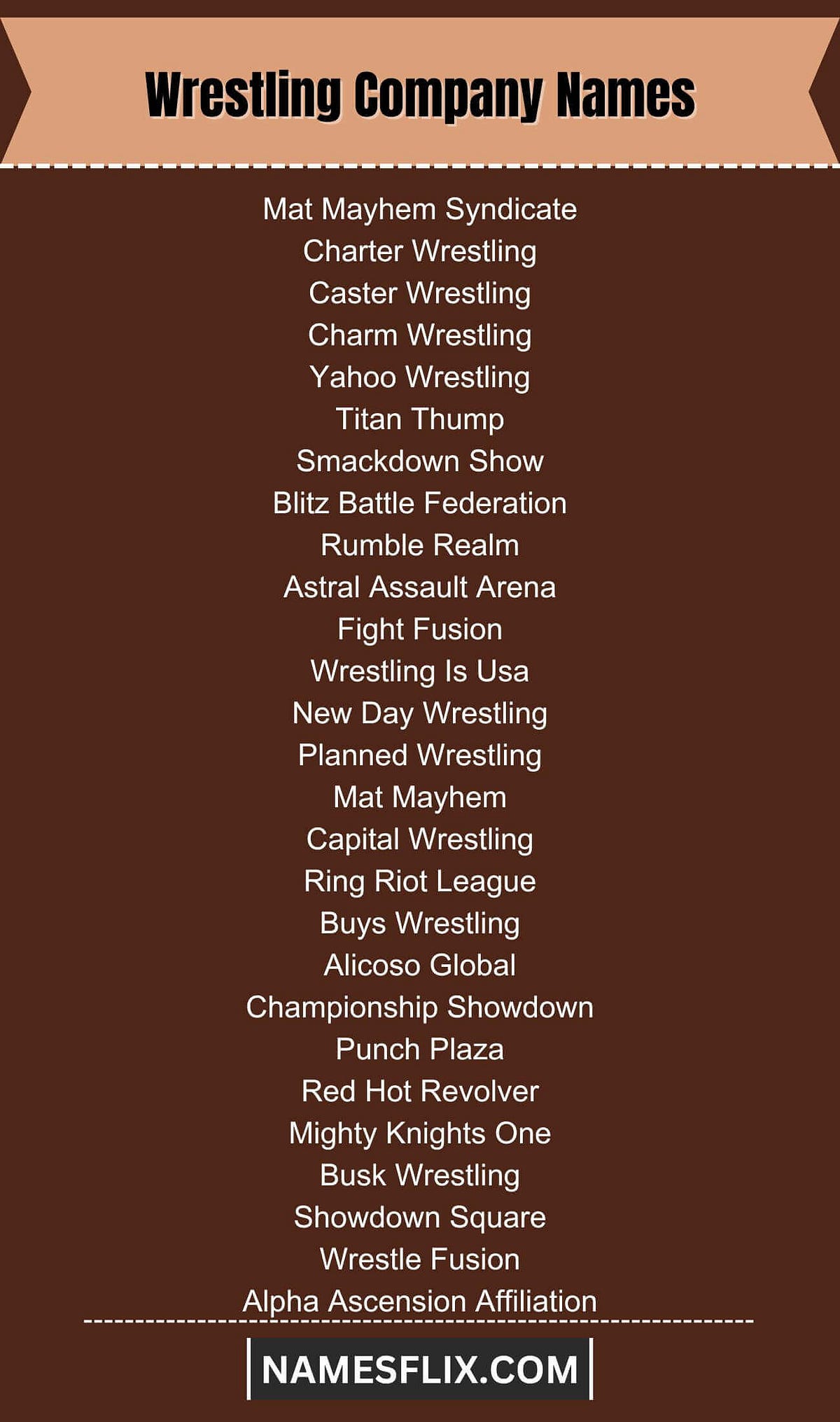 950+ Wrestling Company Names Ideas for Uniting Fans Worldwide | by Eliana  Quinn | Medium