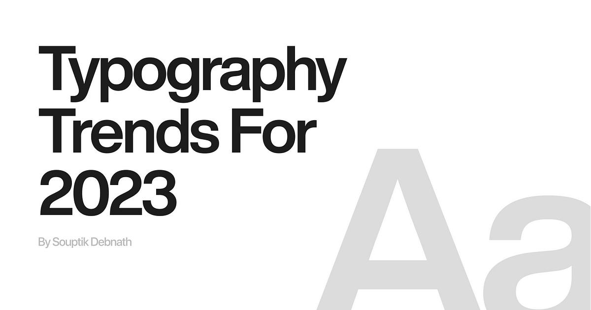 Typography in UI Design: Best Practices and Trends