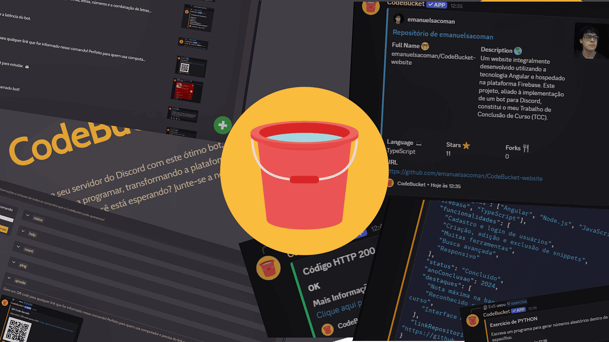CodeBucket: aprenda programação pelo Discord com meu TCC | by Emanuel ...