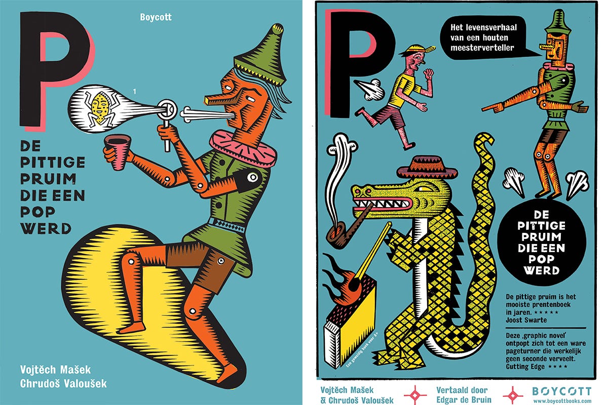 Interview with Chrudoš Valoušek, the Czech illustrator behind 'De pittige  pruim die een pop werd' | by Uitgeverij BOYCOTT | Medium