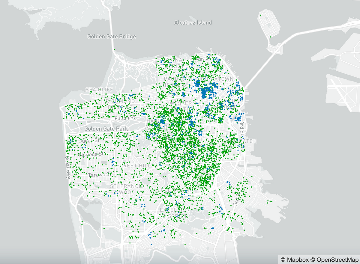 How does Airbnb impact housing in San Francisco? Analysis and data. | by A  Samuel Pottinger | Towards Data Science