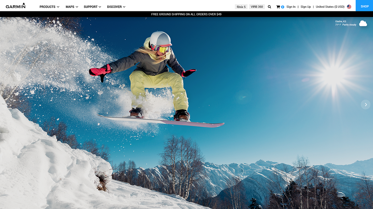 Garmin Website Redesign Concept. The outlook of redesign concept | by ...