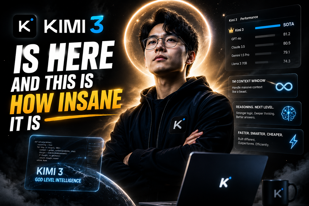 Kimi K3 is Here and This is How Insane It Is, You Are Not Ready