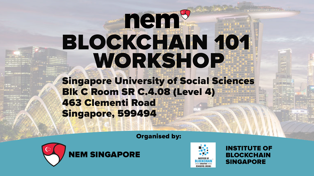 Institute Of Blockchainтдв Nemтащs Blockchain 101 Workshop By Wilma