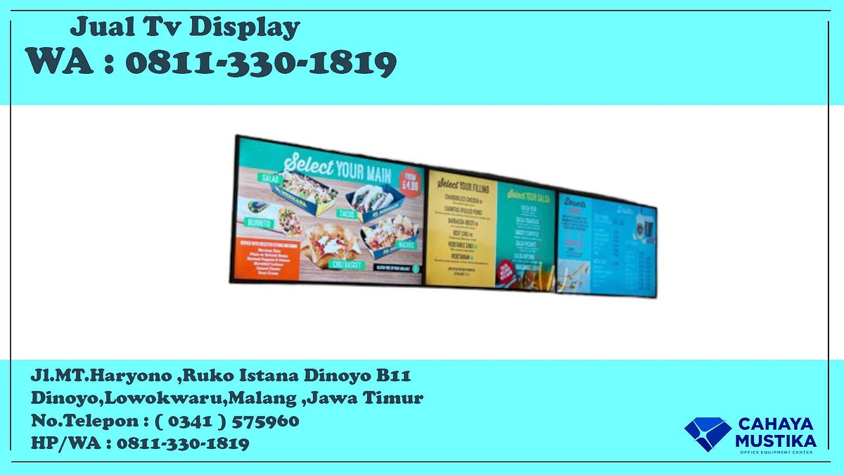 Jual Digital Signage JakartaTELP/WA 08113301819, Jual Digital Signage