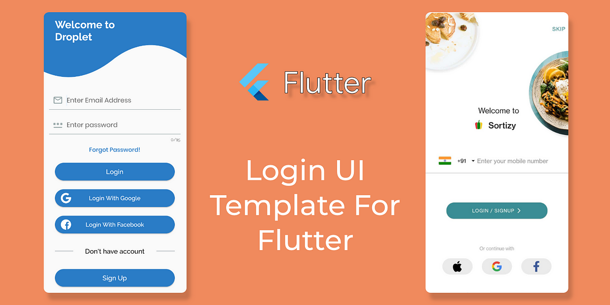 Easy Flutter Login UI Template ⚙️ | by Abdul Rehman | Medium