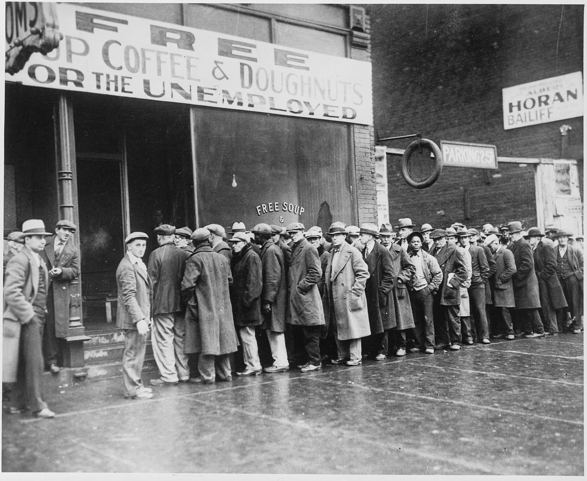 Great Depression vs. Now. Since many prominent economists… by Andrew