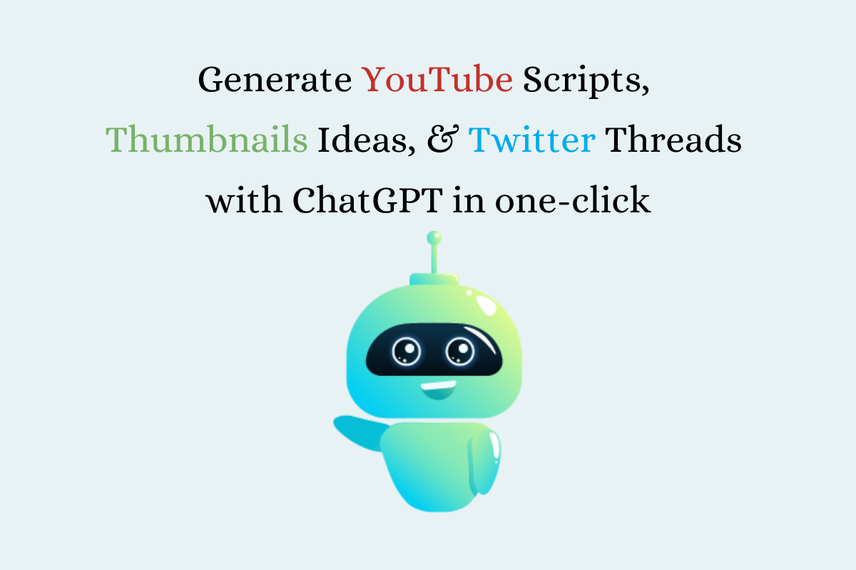 One-Stop Content Creation: Generate YouTube Scripts, Thumbnails Ideas ...